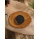 Rug -lamp lauded oval rattan, 40x30x0.5 cm