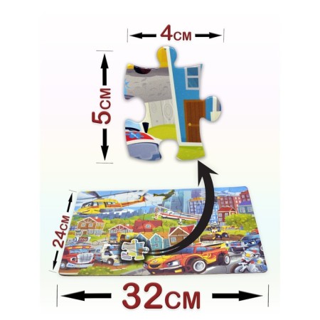 Puzzle "Megapolis", 60 elements-3