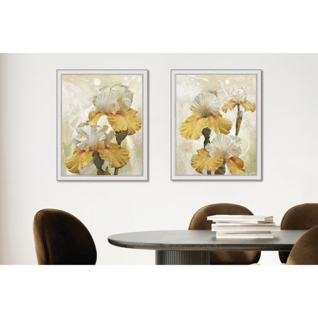 Reproduction of the picture "Romantic irises. No. 2 ”, 40x50, frame (45-a355)-3