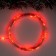 Garland "thread" 5 m dew, ip20, silver thread, 50 led, red glow, 2 modes, aakh3