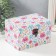 Casket tree "Fwear and pink flowers" 16x12x10 cm
