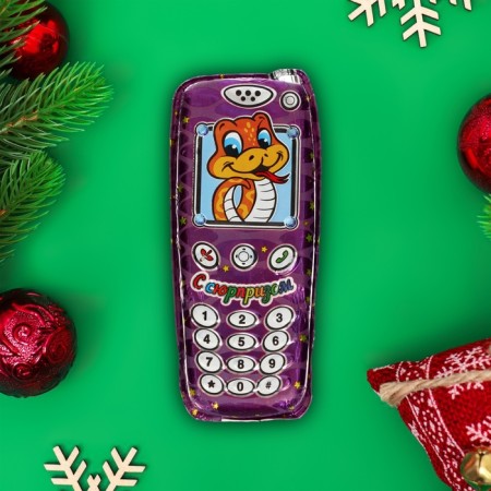 New Year. Chocolate figure "Mobile phone", symbol of the year, 60 g