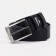 Male belt, width 3.5 cm, screw, buckle metal, black color