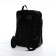 Male backpack on a zipper, 2 outer pockets, black color