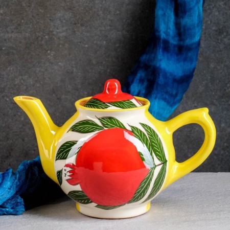 Granate teapot yellow, 1 liter
