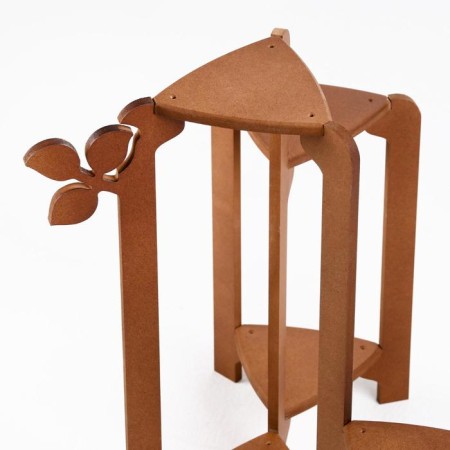 Standing Column for Flower Flower Flores 49x54x40 cm, walnut-1