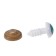 Screw eyes with plugs, set 10 pcs, size 1 pc: 1 cm