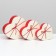 A set of boxes 3 in 1 heart, red -white 21 x 19 x 9 - 15.5 x 14 x 6 cm