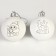 New Year's set for creativity. Christmas balls for coloring "New Year! Winter Forest ", paints, 2 pcs