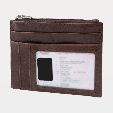 Cover for autocracents with zipper, brown color-1