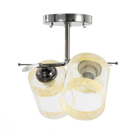 Svetogor chandelier "Sun" 2x60W e27 black chrome-3