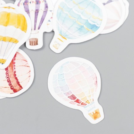 Stickers for creativity "air balloons" set of 46 pcs 4.4x4.4x1.1 cm-1