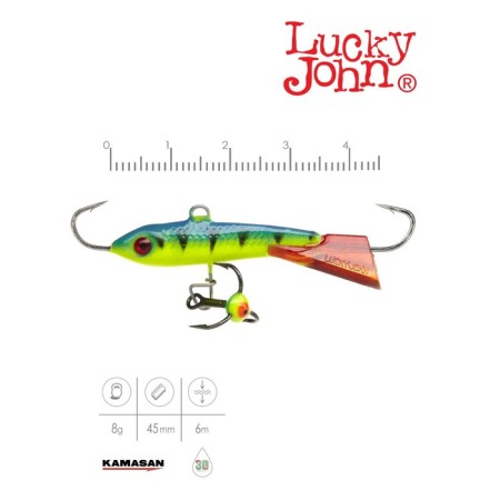 Balancir Lucky John Classic 4.5 + tee, 5 cm, color 36rt blister-1