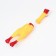 Brying toy "Goose" for dogs, 28 cm, yellow
