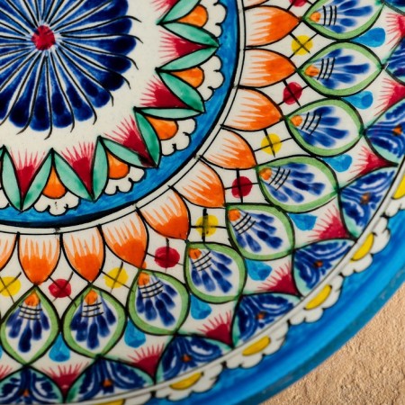 Buditsa Rishtan ceramics "Patterns", 24 cm-2