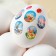Easter set "XV Classic": 2 dyes: turquoise, purple + egg stickers