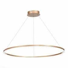 Светильник подвесной St Luce. ST605.243.46. 1х46 Вт, LED, 4000K, 2990 Lm, 80х80 см, цвет золотистый
