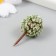 Artificial plant for creativity plastic "White Cloud" 2.3x3.6 cm