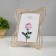 Photo frame Metal 13x18 cm "Four -leaf from rhinestones" 19x24.5 cm