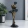 Polystone souvenir "Ballerina in position" under bronze 22x7.5x8 cm