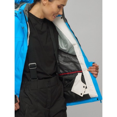 Ski suit female, size 42, blue color-7