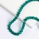 Beads made of natural stone "Cat Eye" set of 50 pcs., 1 pc. - 8 mm, green