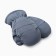 Winter children's mittens minku, color gray-blue, 15cm