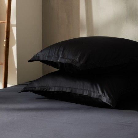 Pillowcase SL Home Tencel 50*70+3 cm, col. black-4