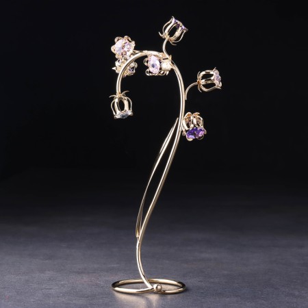 Souvenir "Tulips", with crystals, 22.5x11x6 cm-1