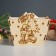 New Year's Basket-Shkatulka "Snake with a Christmas tree" 18x12x15 cm