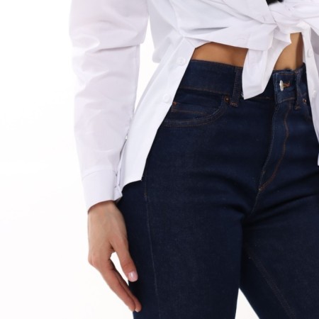 Women's jeans, dark blue color, size 42-44 (W26 L32)-2