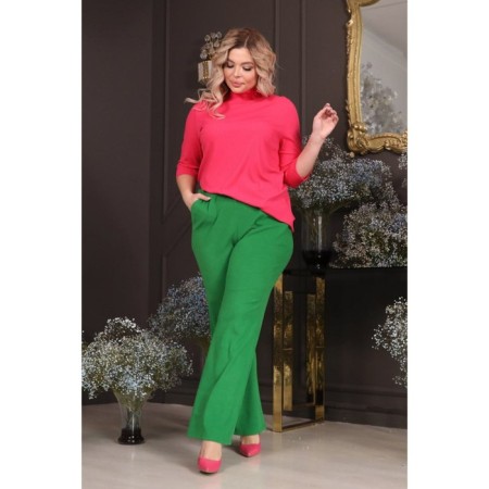 Women's turtleneck, size 60, pink color-12