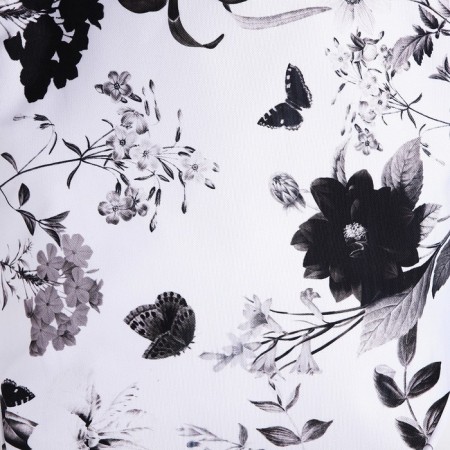 Bag Schoper "Flowers", 40x12x38 cm, black color-4