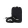 Bag for phone, textiles, black 13x2x19 cm