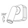 Bra Technical C039WL-L3B3K, LED, 3W, 8.5x6.3x6.5 cm, 200lm, black color