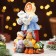 Kovrov toy "Baryshnya with children Winter", ceramics