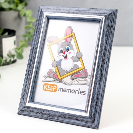 Photo frame plastic 10x15 cm 1232 Gray-1