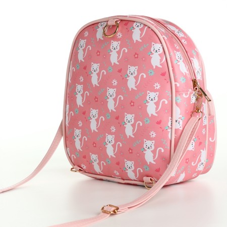 Backpack baby cat, 20*8*23, lightning departure, n/pocket, pink-6