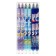 A set of ballpoint pens 12 pieces, 0.5mm, automatic, a body with a pattern, black ink, mix