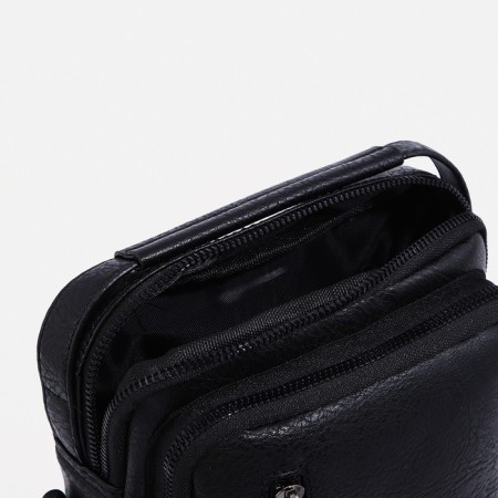 Male bag, black color-5