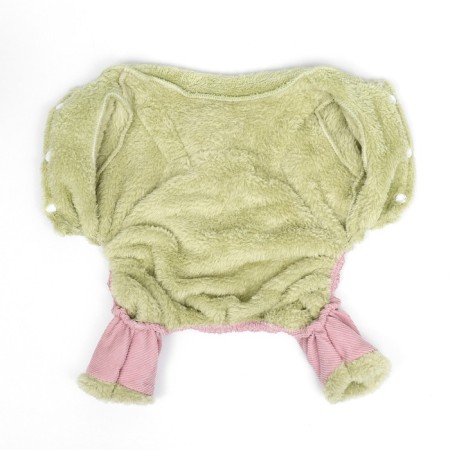 Kombinson "Love", size L (DS 35 cm, OG 45 cm, Osh 35 cm), green/pink-6