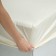 Board on the elastic "Fergi", size 200x180x25 cm, cream color