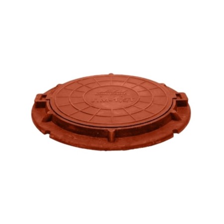 Luke of PPC revision, type "lm", d = 58 cm, up to 1.5 tons, terracotta-6