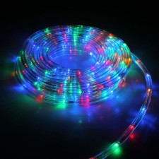 Luazon Lighting 10 mm light cord, IP65, 5 m, 24 LED/m, 220 V, 8 modes, glow of multi