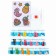 Diamond mosaic-sticker with full filling for children "Bright Summer", a set for creativity