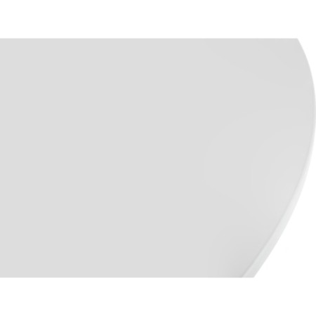 Wooden table Bianka 80x75 White stained metal, white 80x80x75 cm-5