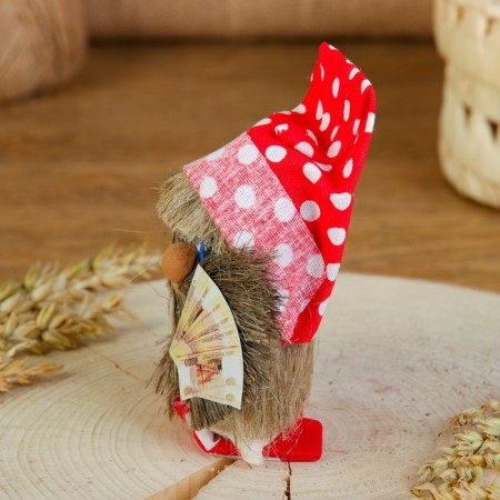 Brownie amulet, with rubles, 10 cm, mix-5
