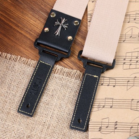 Music Life Cross, Beige, 95-155 cm belt belt-2