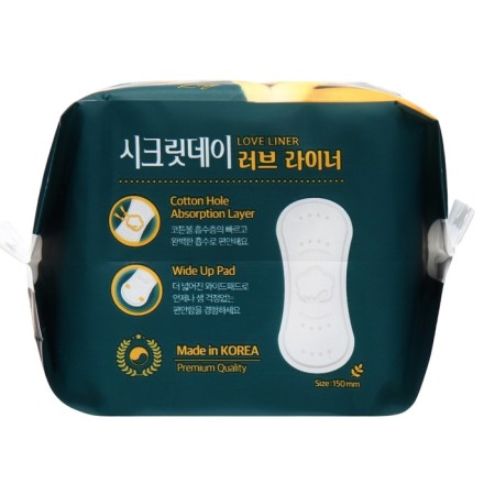 Daily “Secret Day Love Liner” gaskets, ultra -thin, breathing, organic, 20 pcs.-6