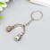 Trick Metal "Headphones" silver 3.5x3.1 cm